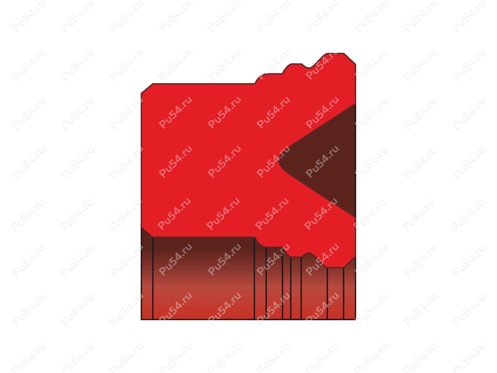 Уплотнение 45x55x6/L=7 аналог GLY-45 F SAKAGAMI, Código de product 70-08-26401F, Poliuretano, FPM (фторкаучук), Imagen №1